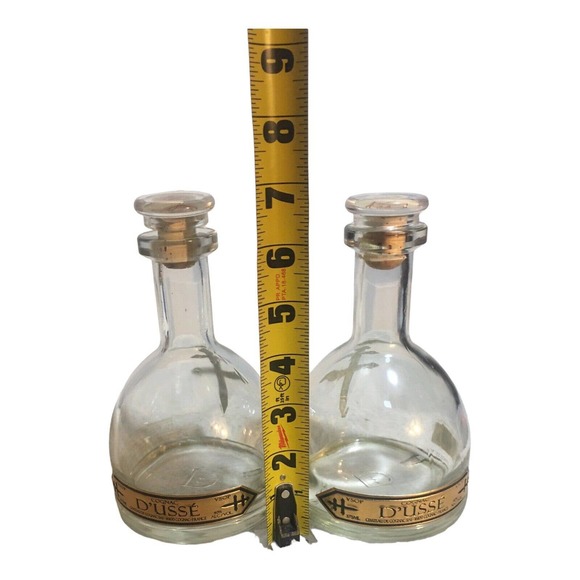 D'USSE VSOP Cognac 750ml Empty Glass Bottle with Cork Stopper Decanter France 2 - Picture 7 of 9